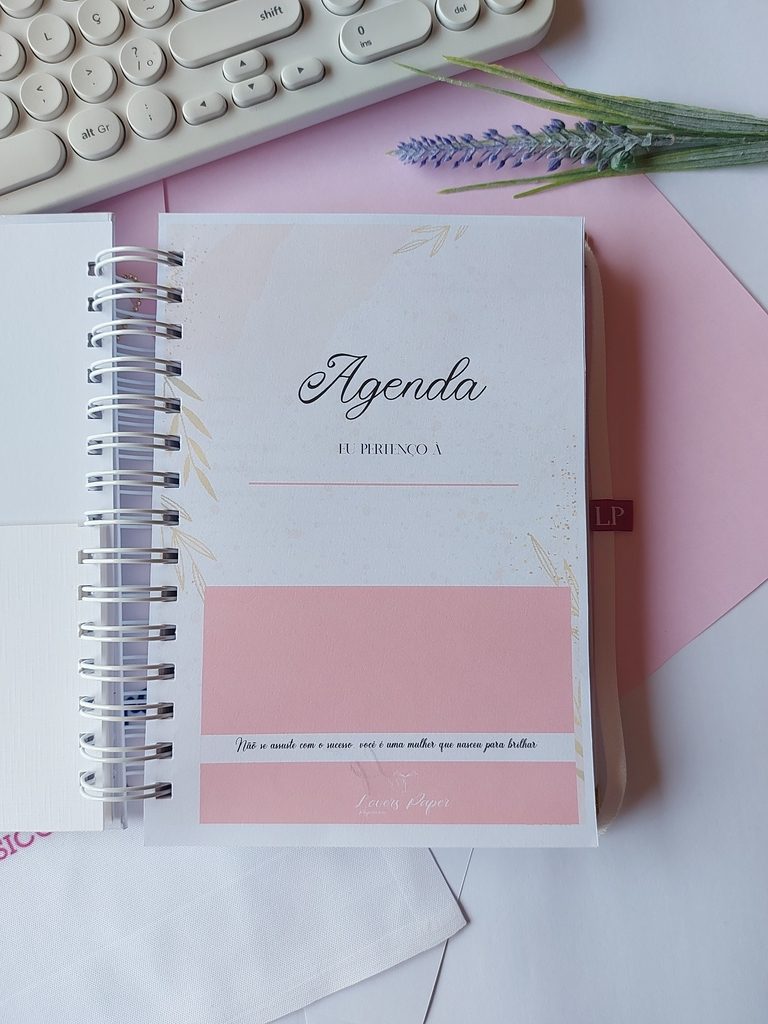 agenda lovers floral datada 2023 - Imagem 5
